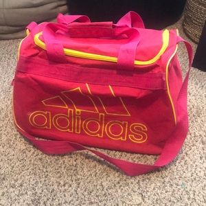 Pink Adidas Duffel Bag